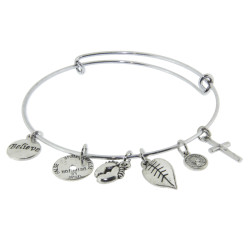 Bracelet with religious charms