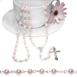 Pearl Rosary Beads 6mm