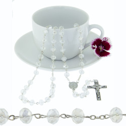Clear Crystal AB Rosary