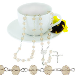 Champagne Crystal Rosary