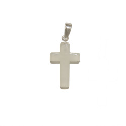 Small Serpentine Cross with Sterling Fitting 11mm